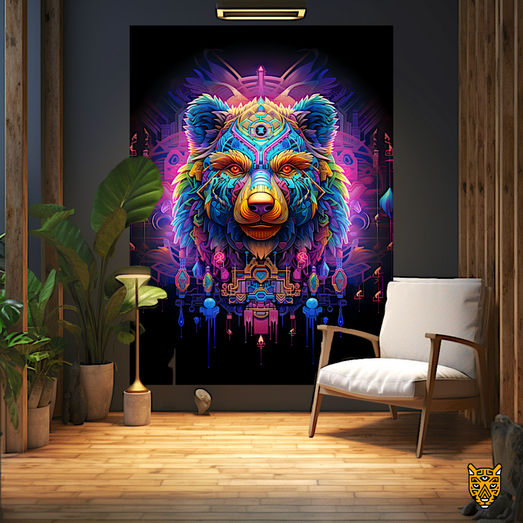 Dimensional Bear Portal Spiritual Bear Enchanting Voyage
