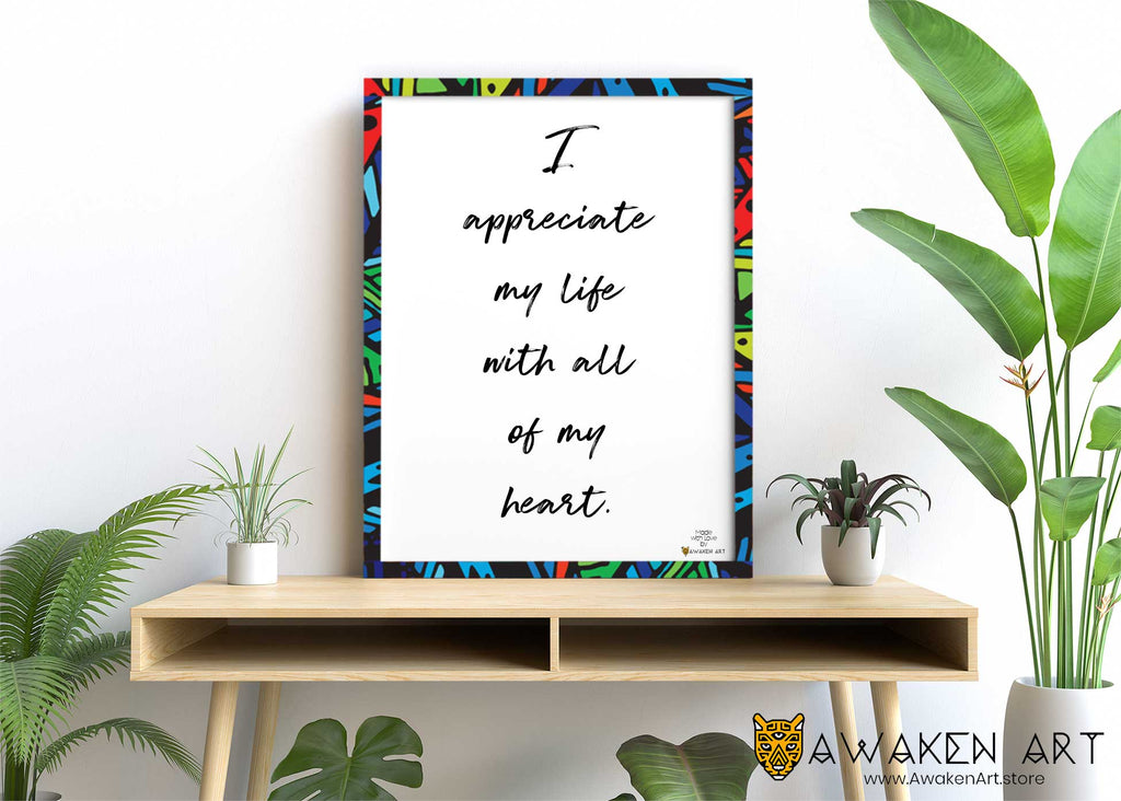 Motivational Canvas Art Inspirational Wall Art Decor for Home Living Room Quotes Art Gifts | Inspiring Quotes by Awaken Art