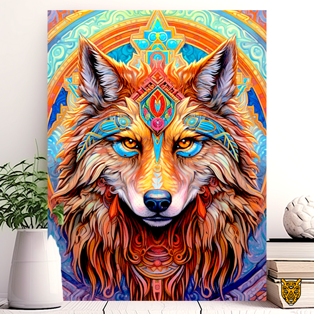 Wolf Spiritual Journey: Enchanting Mystical Wolf