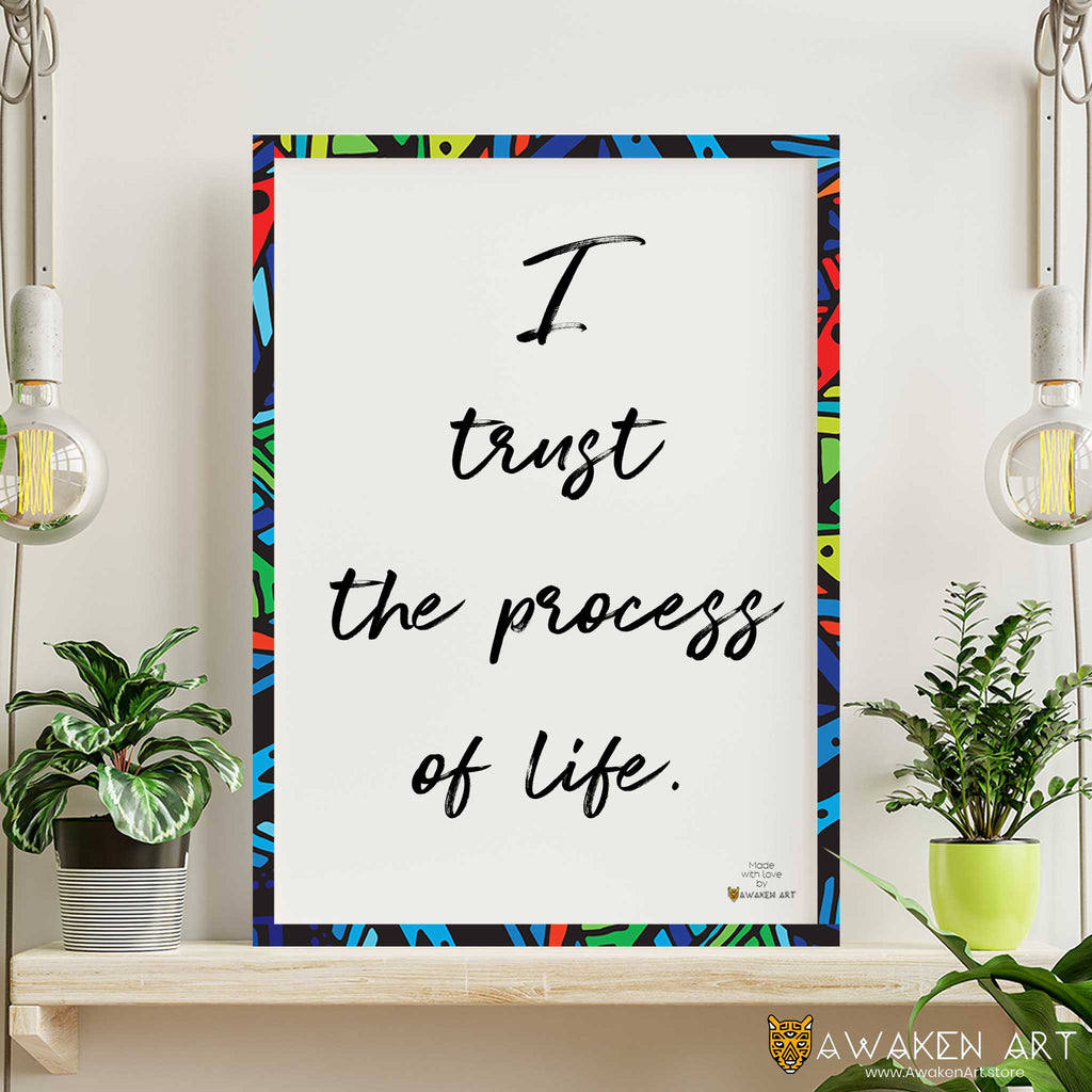 Affirmation Canvas Print Office Wall Art Home Office Wall Art Wall Decor Inspirational | Inspiring Quotes by Awaken Art