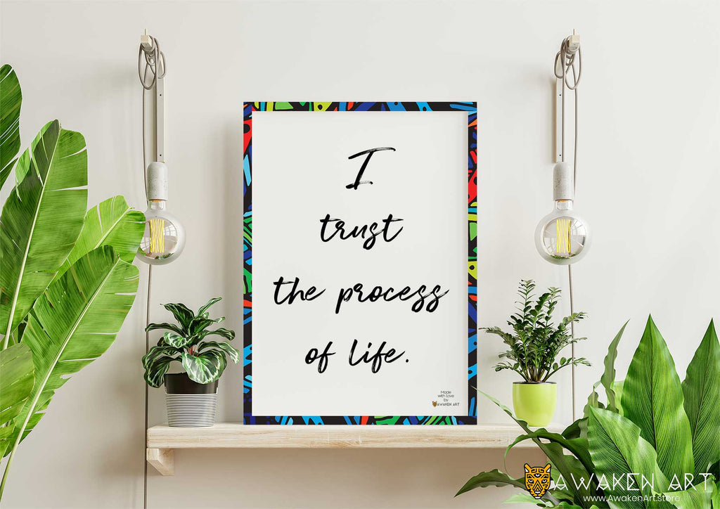 Affirmation Canvas Print Office Wall Art Home Office Wall Art Wall Decor Inspirational | Inspiring Quotes by Awaken Art
