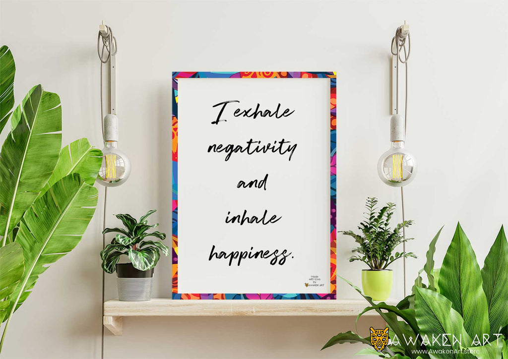 Inspirational Quotes Positive Gift Inspiring Wall Art Motivational Canvas Wall Art Home Decor | Inspiring Quotes by Awaken Art