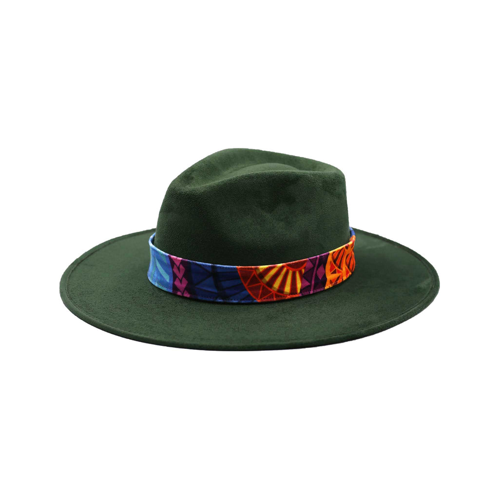 Dark Green Awaken Art Hats Fedora