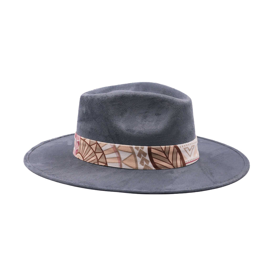 Unique Bands Feather Grey Amazing Design Hats