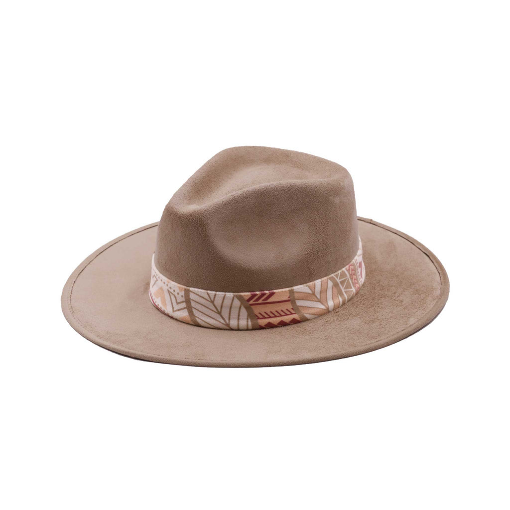 Light Brown Fedora Awaken Art Hats