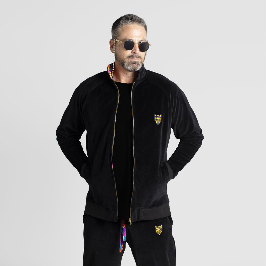 High Quality Velour Sets Black Unique Design Mens Clothing | by AWAKEN ART