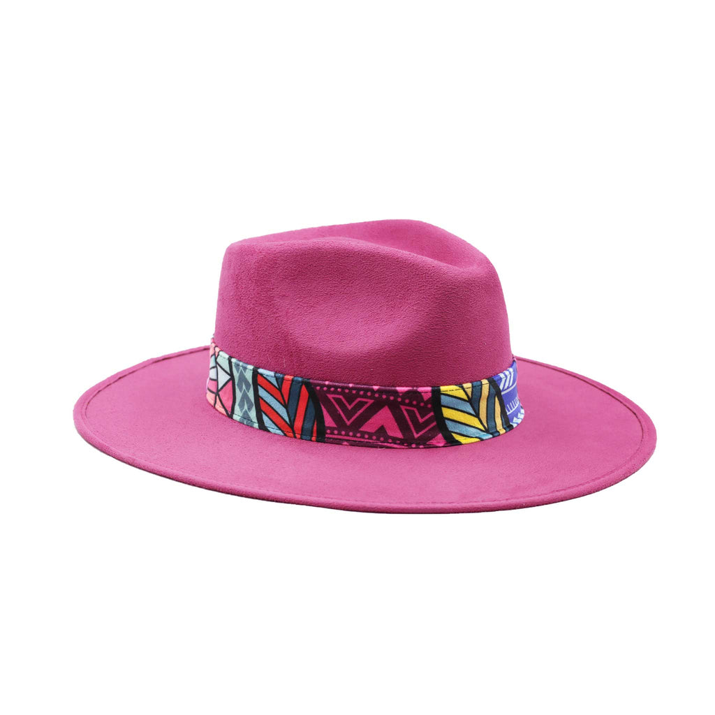 Unique Fedora Awaken Art Pink Hats