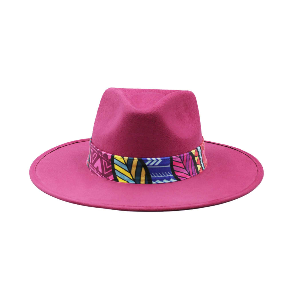 Unique Fedora Awaken Art Pink Hats