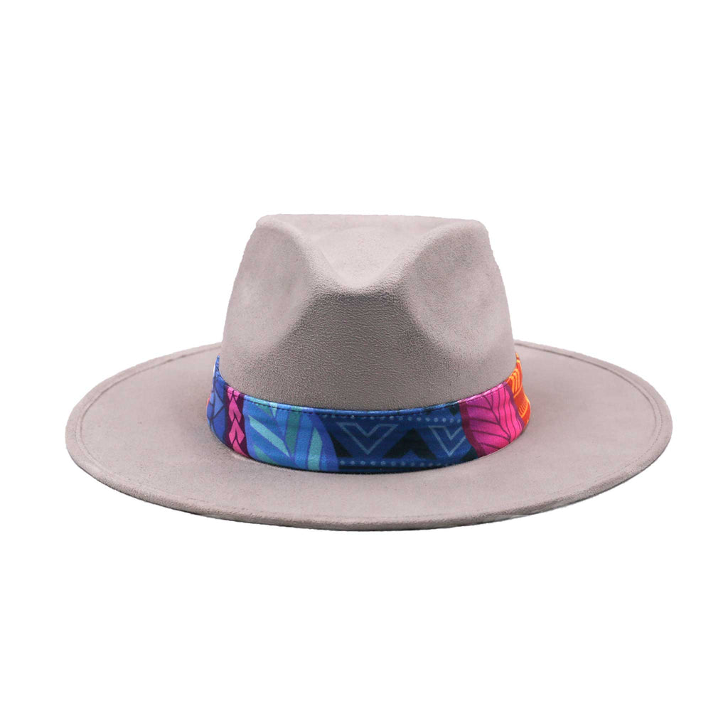 Fedora Suede Dirty White Hat Unique Hats Awaken Art