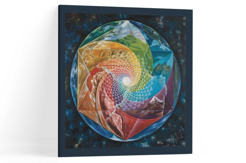 Spiral of Creation Inspirational Canvas Wall Art Wall Hanging |  ''Spiral of Creation